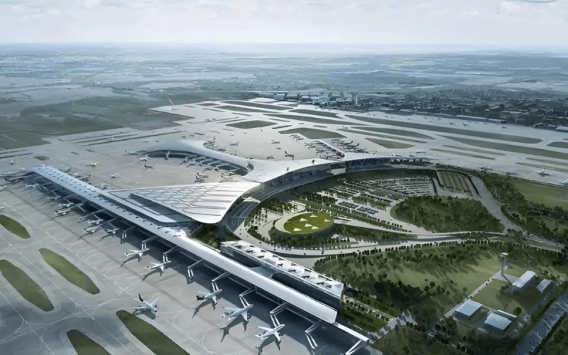 Tianjin binhai international airport